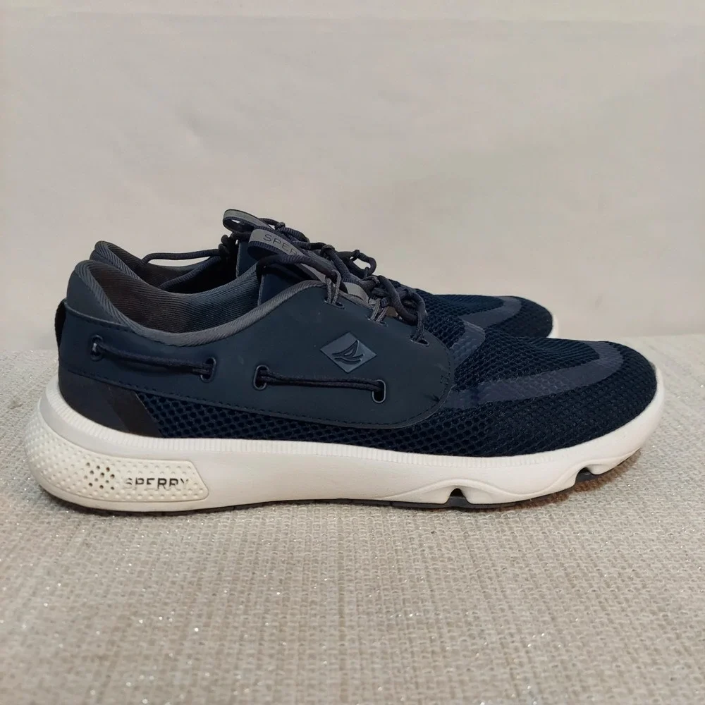 Sperry Women's 7‎ Seas 3 Eye Shoes Navy Size 10 Medium STS87583